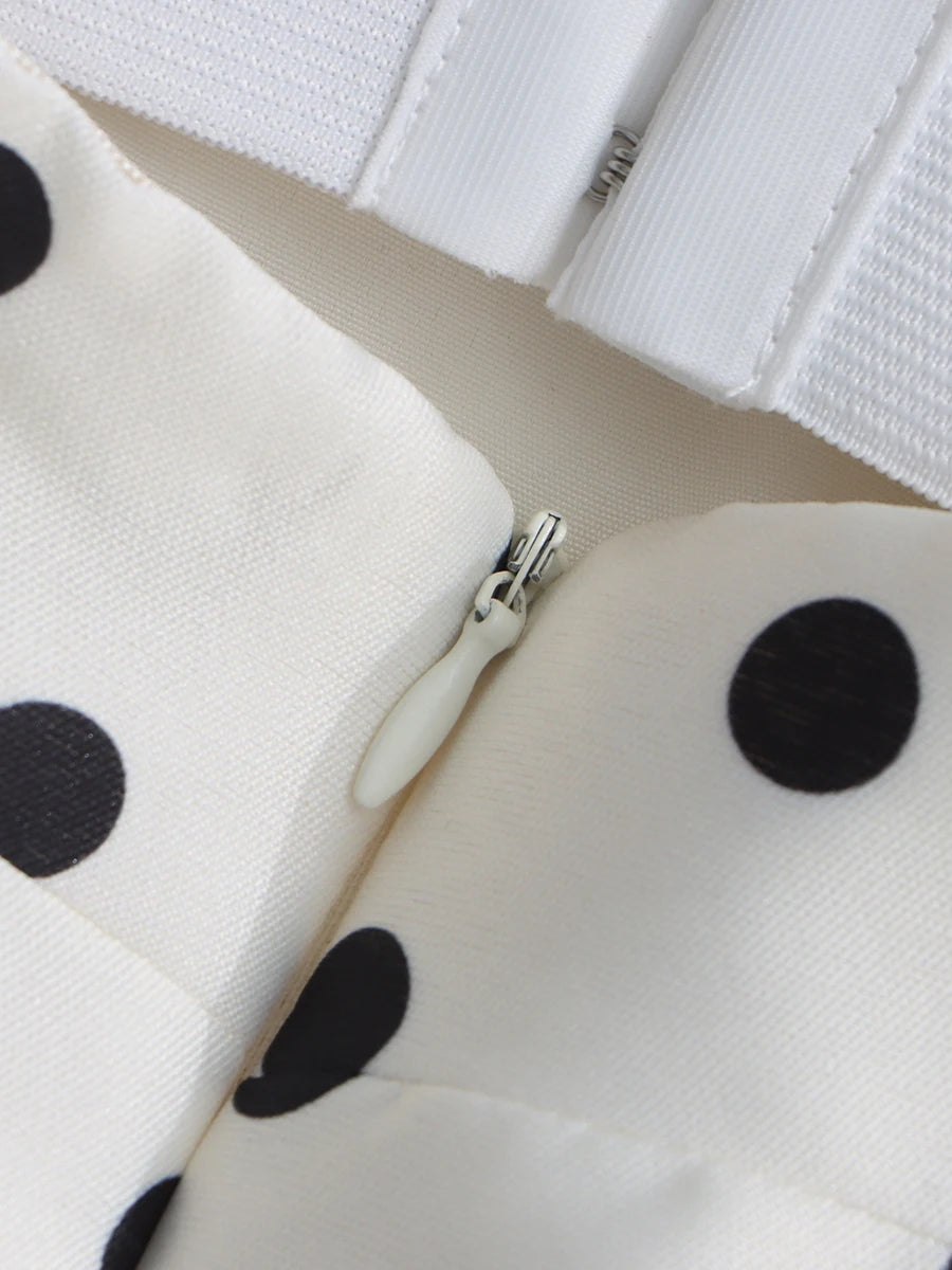 Polka Dot Midi Dress