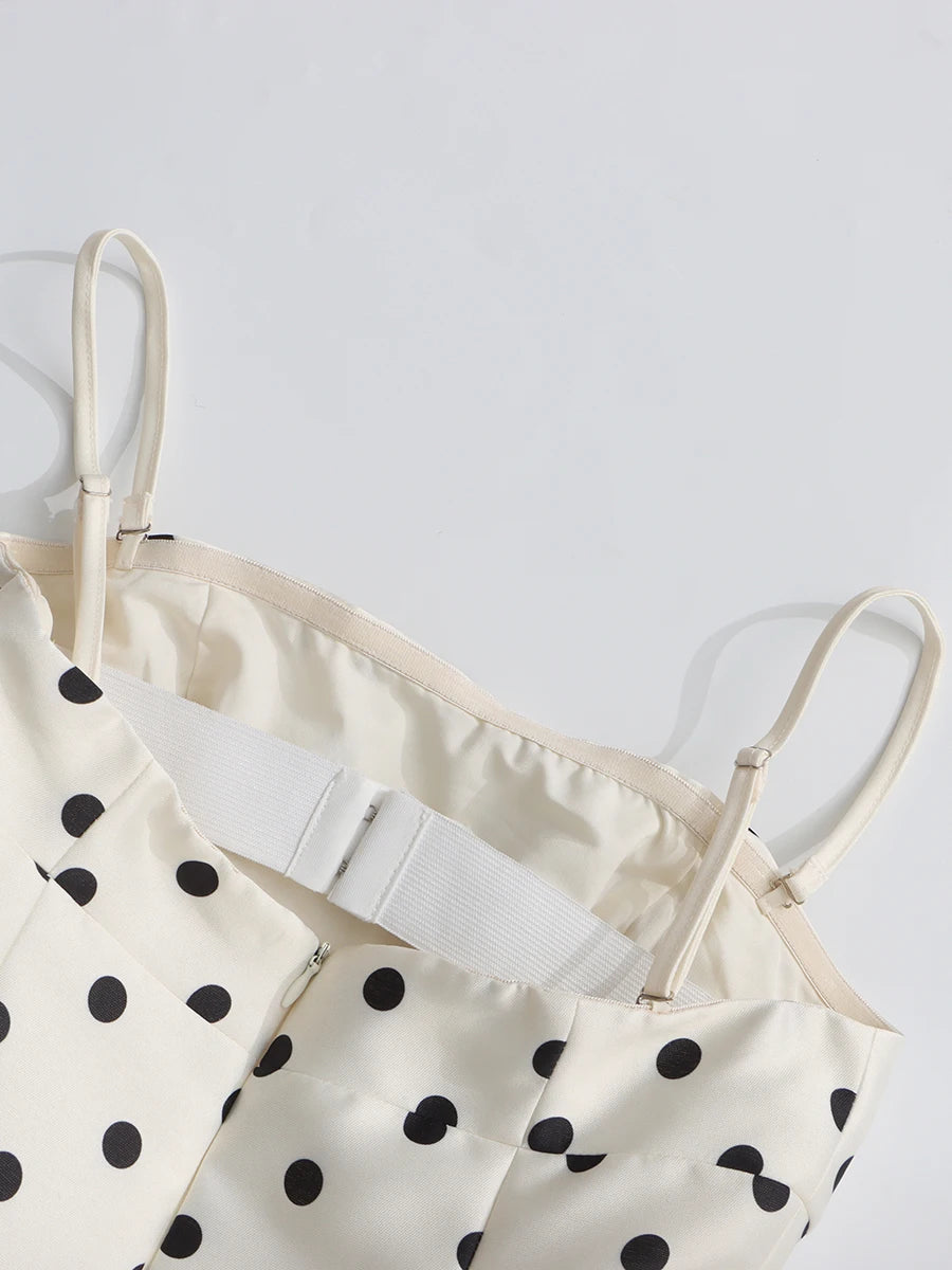 Polka Dot Midi Dress
