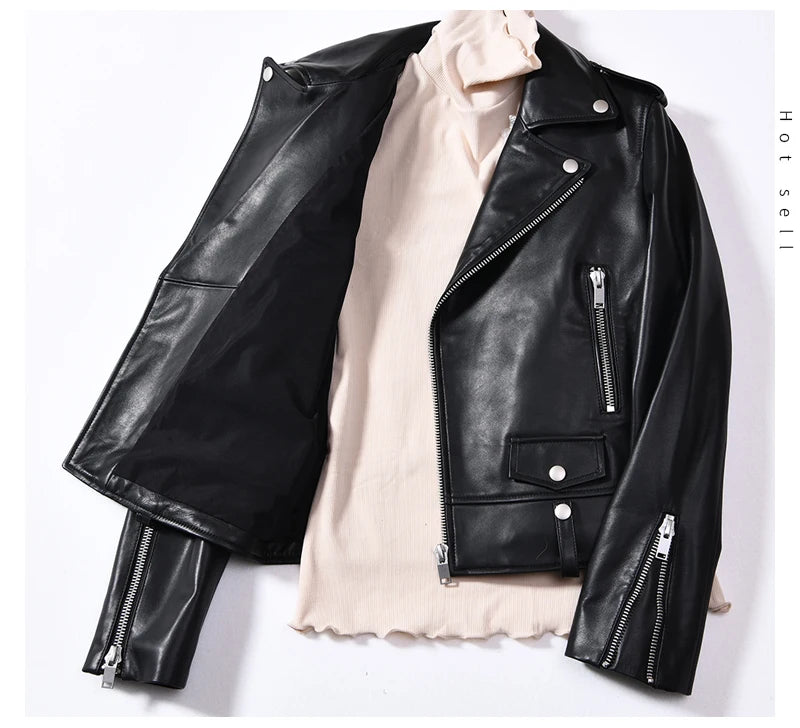 Sheepskin Leather Jacket