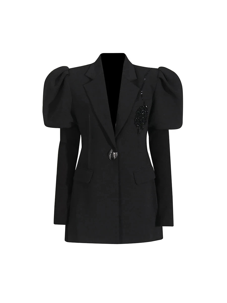 Puff Sleeve Blazer | Zalia Atelier