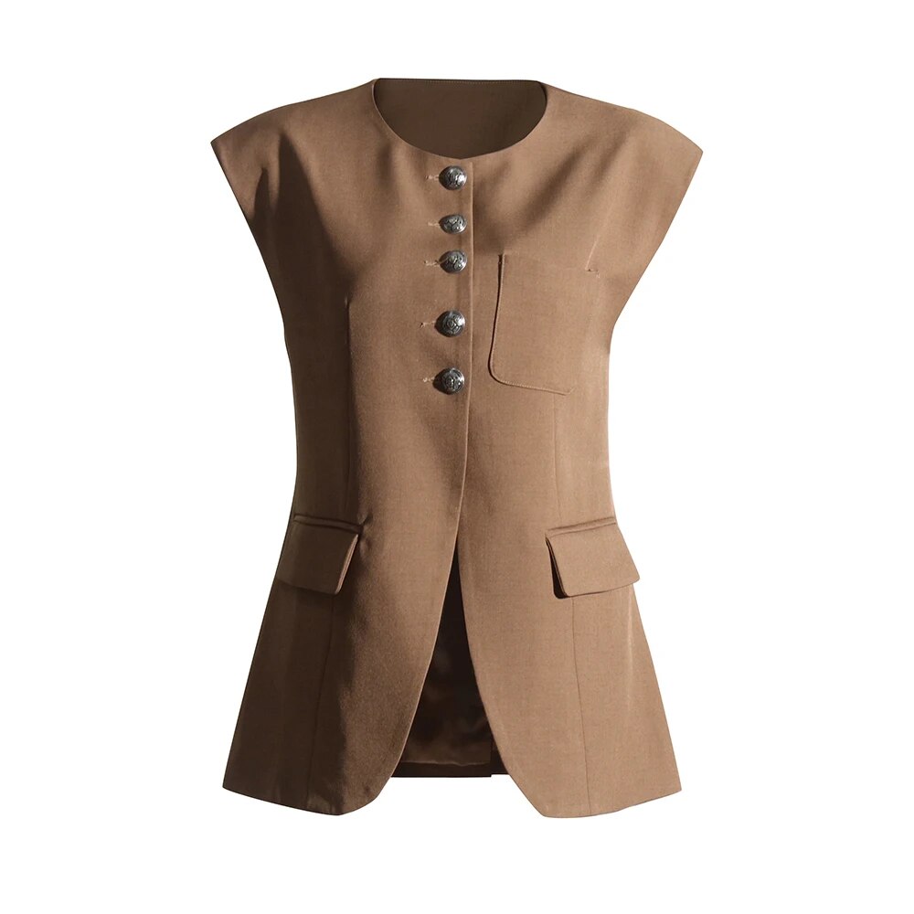 Light Brown Waistcoat | Vest