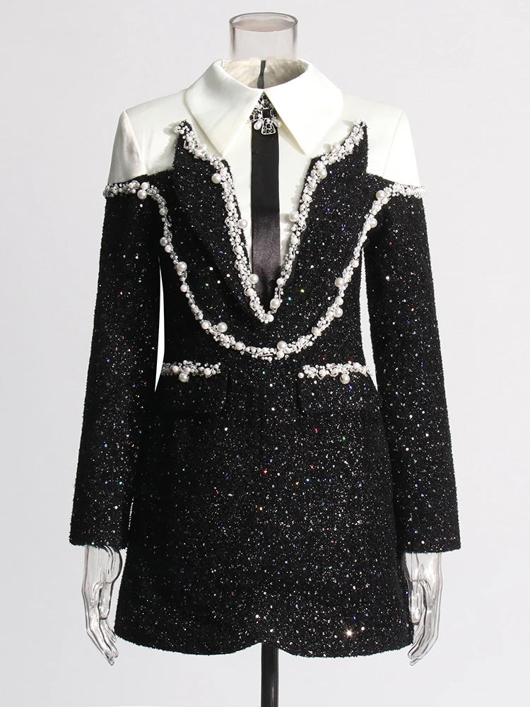 Pearl and Sequins Dress