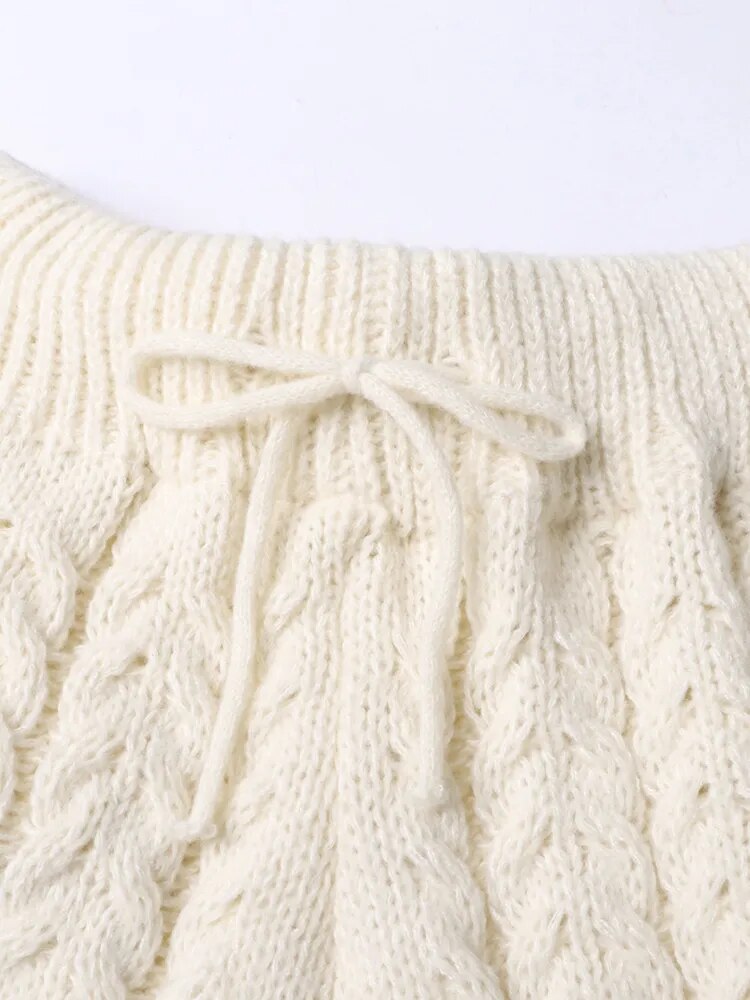 Cream Knit Outfit