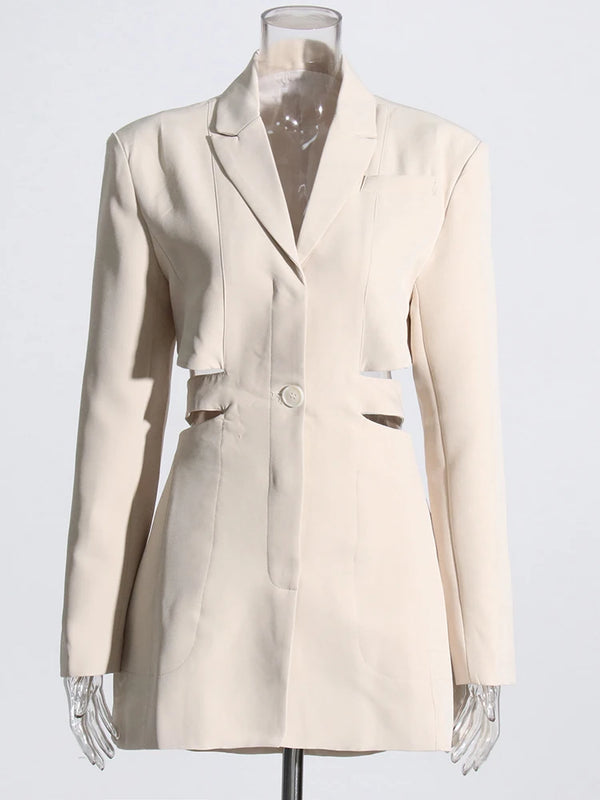 Zara Herringbone Inverted online Lapel Collar Frock Coat