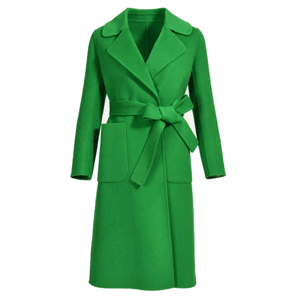 Cashmere Blend Wool Coat