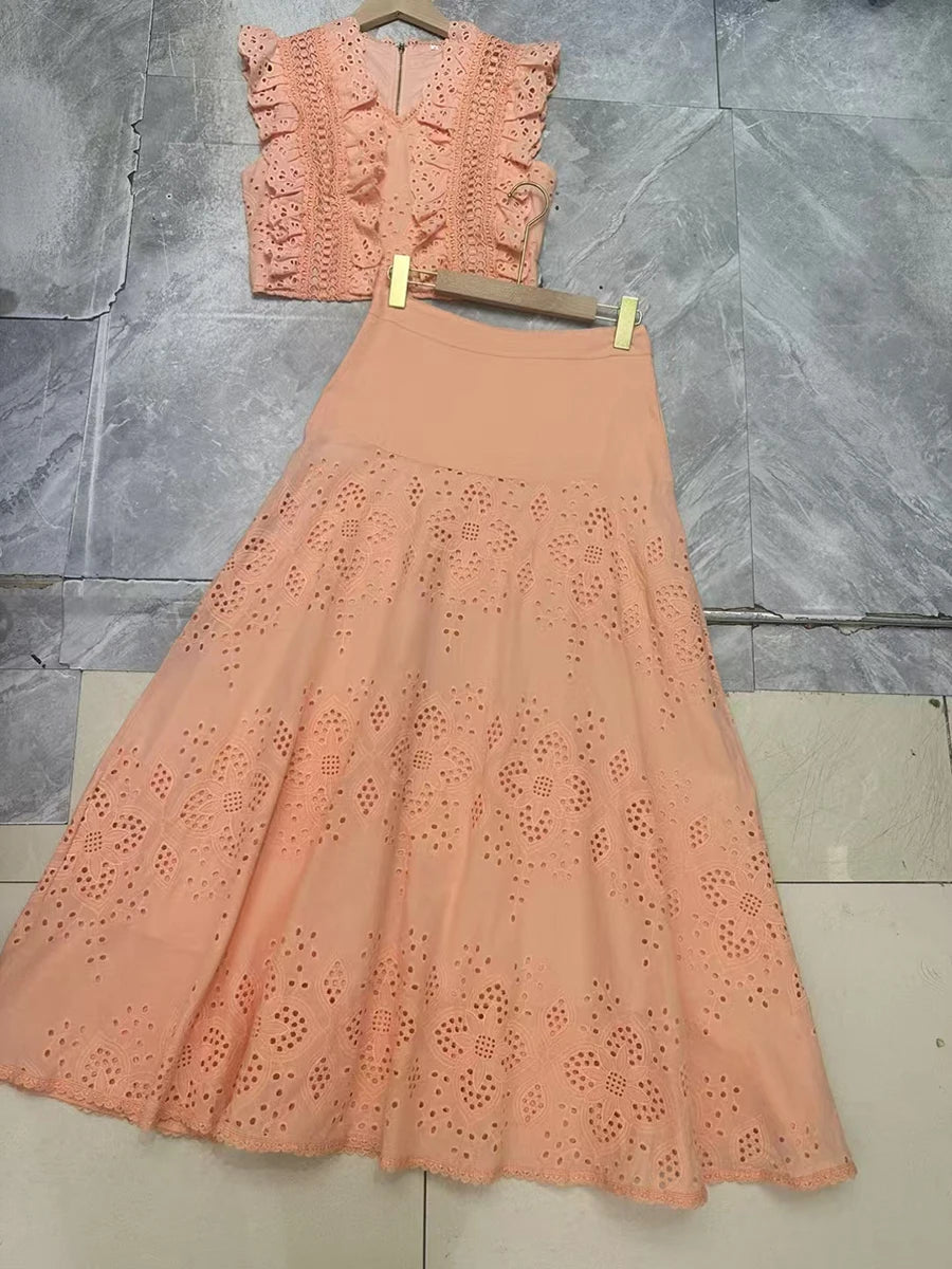 Top and Skirt Set