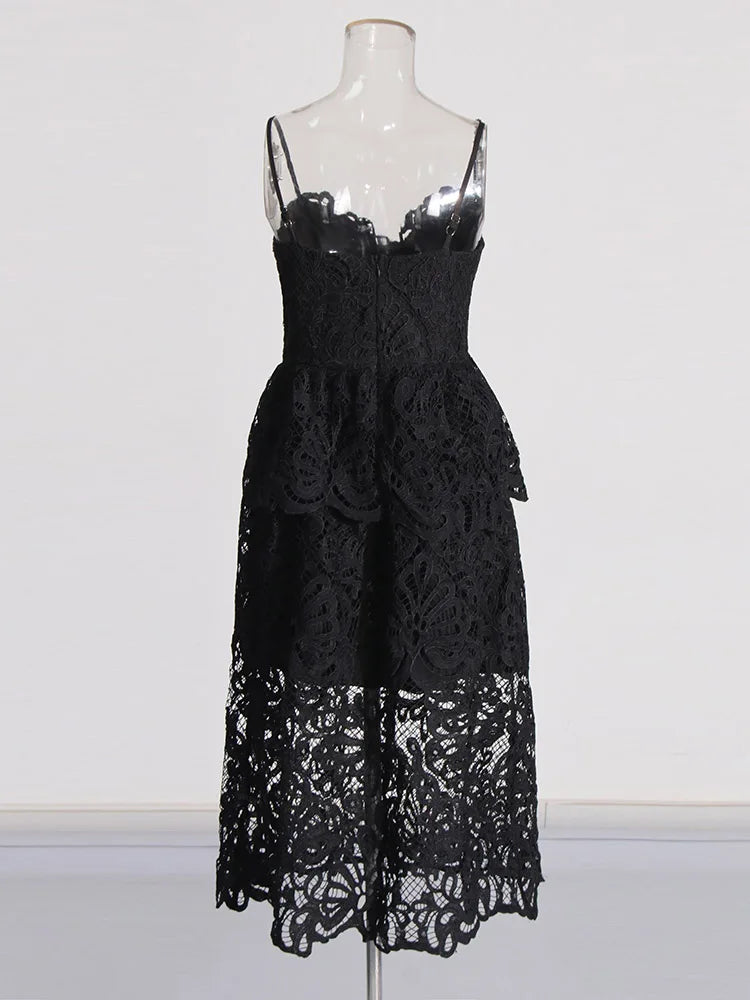 Embroidery Lace Dress