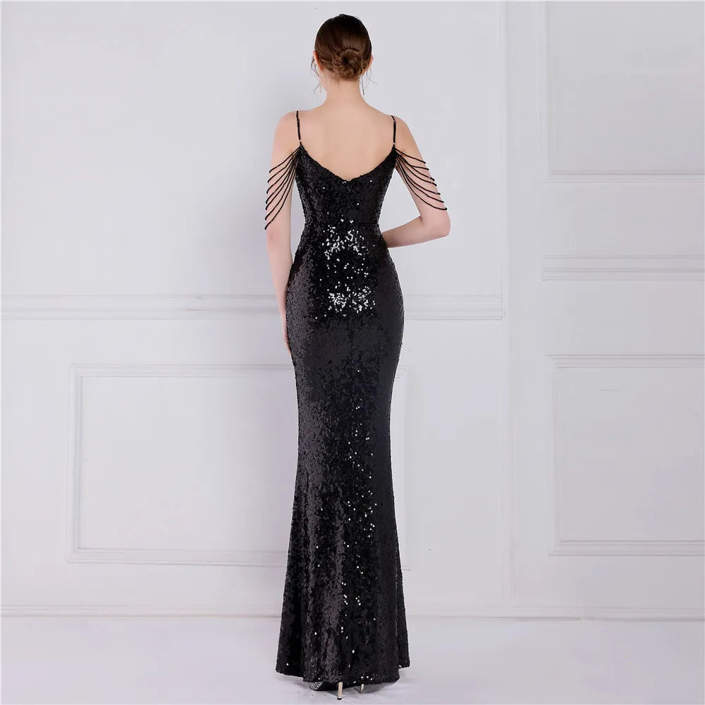 Beads and Sequins Gown