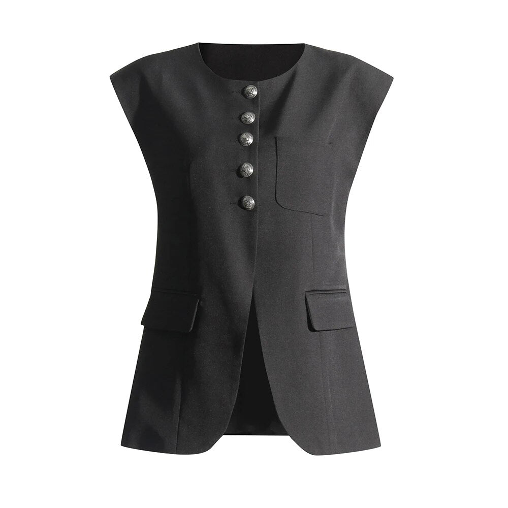 Black Waistcoat | Vest