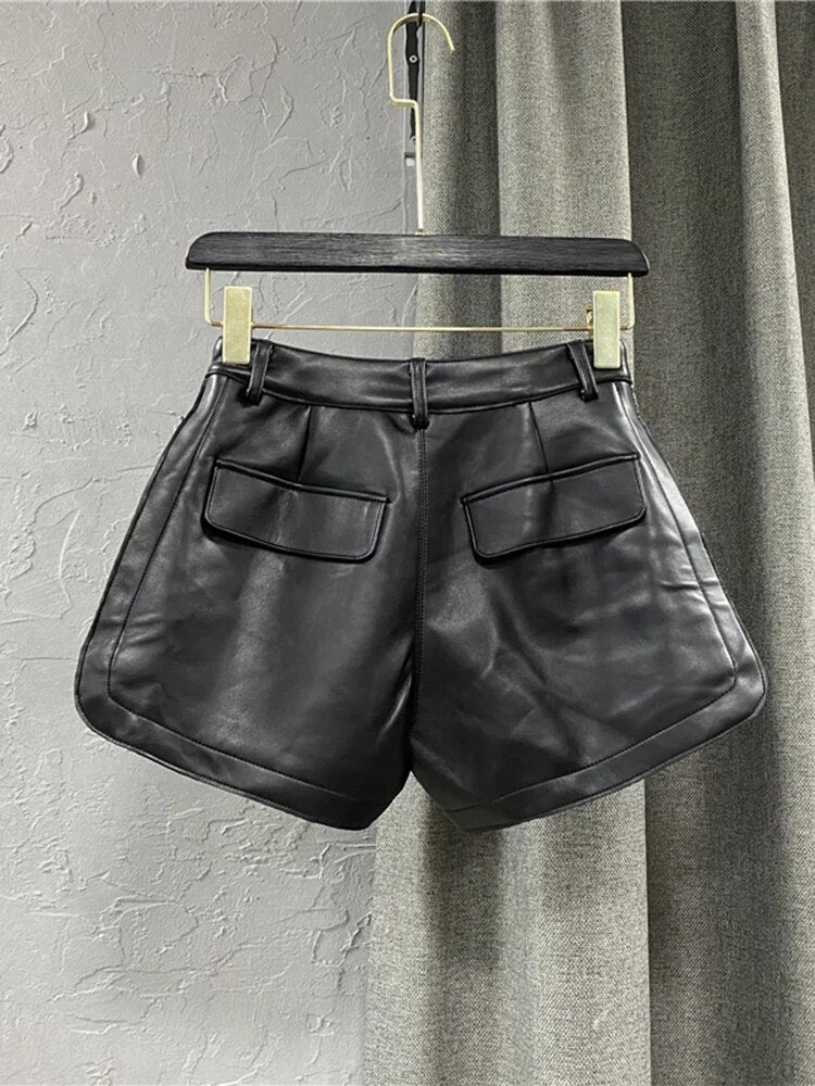 Leather Shorts