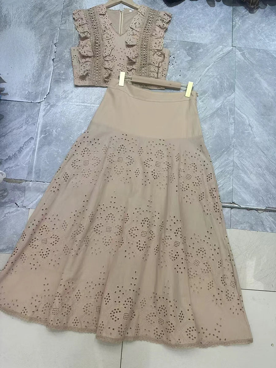 Top and Skirt Set