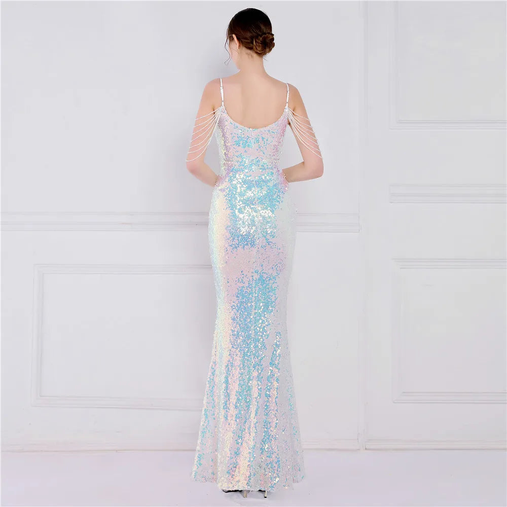 Beads and Sequins Gown