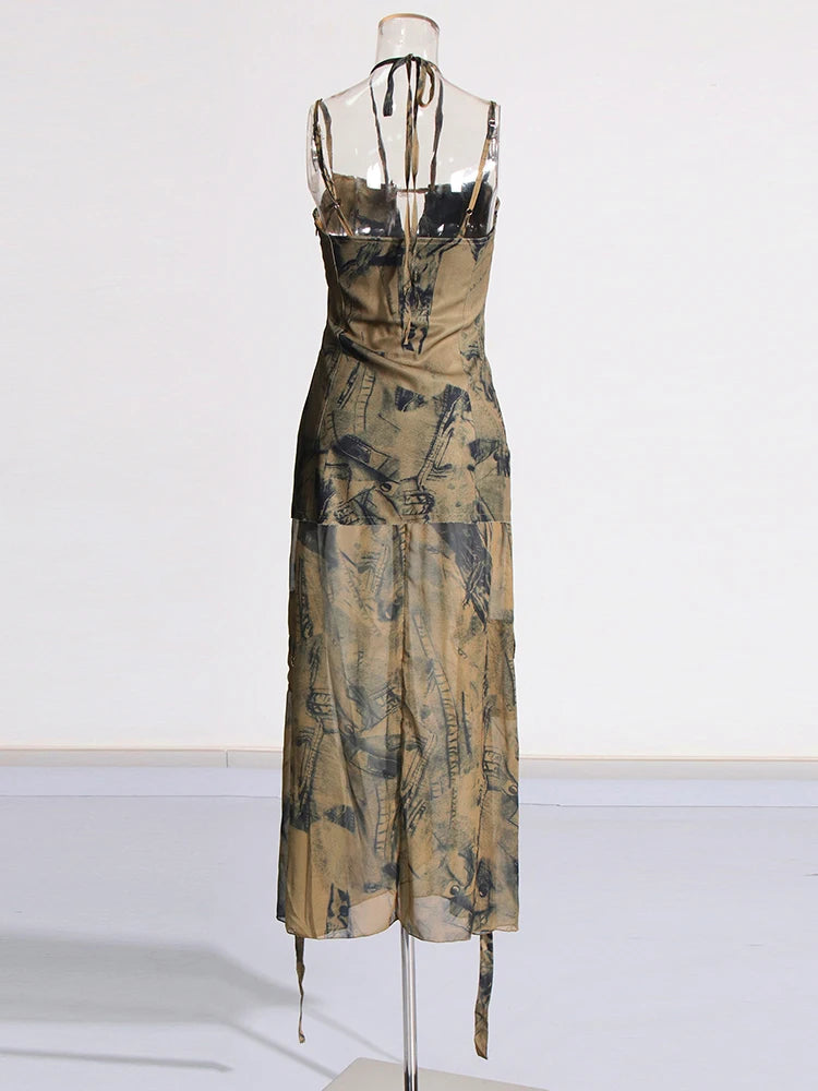 Army Green Maxi Dress