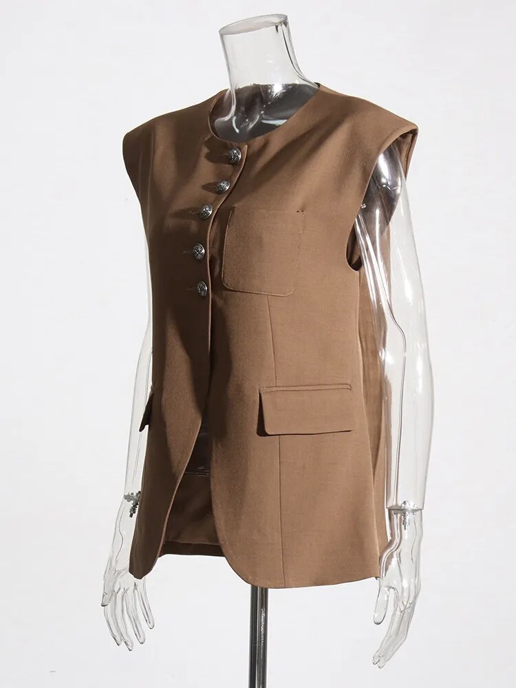 Light Brown Waistcoat | Vest