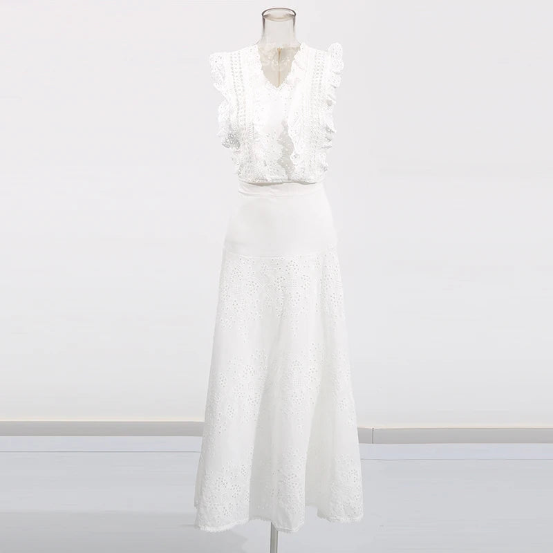 Top and Skirt Set