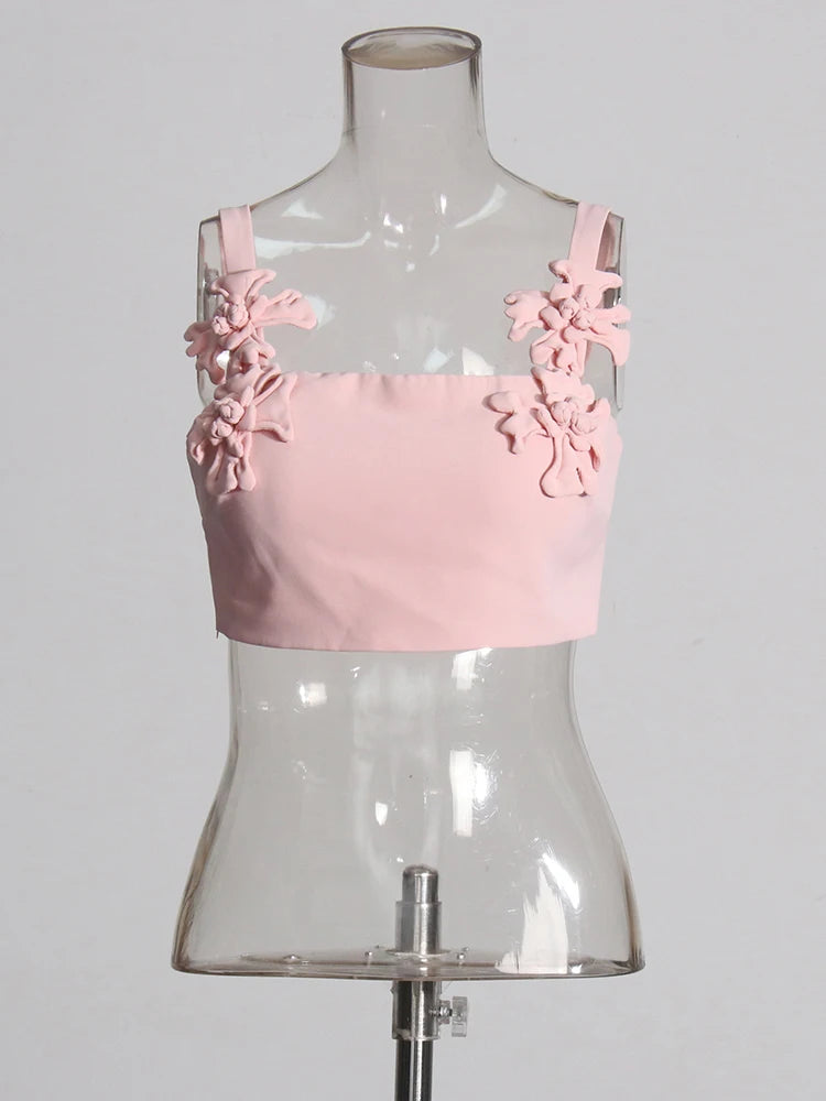 Appliques Two Piece Outfit