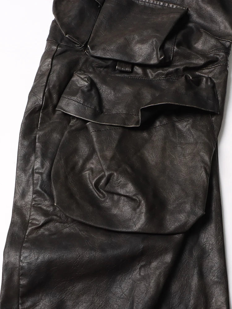 Leather Cargo Pants – Zalia Atelier