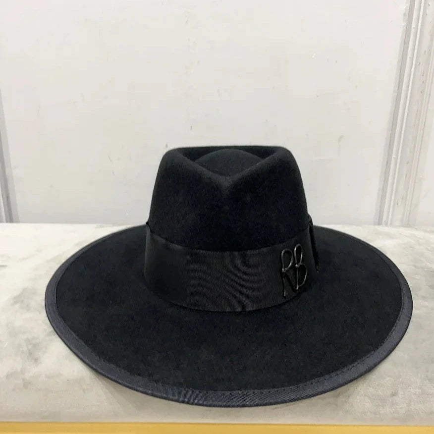 Black Wool Hat