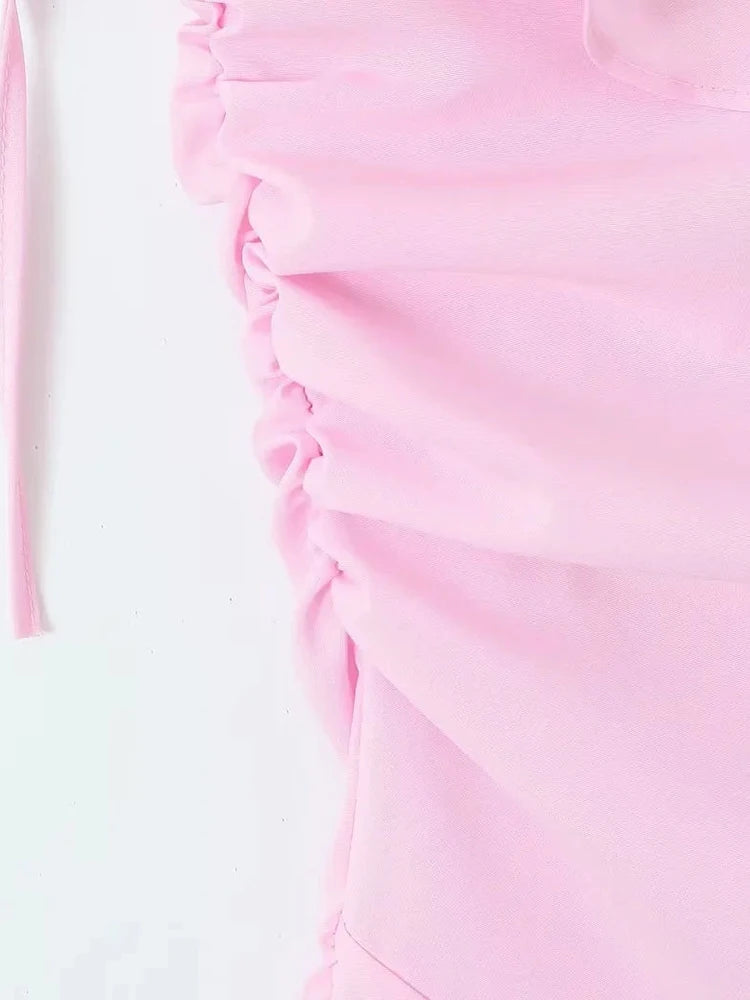 Pink Ruffles Dress