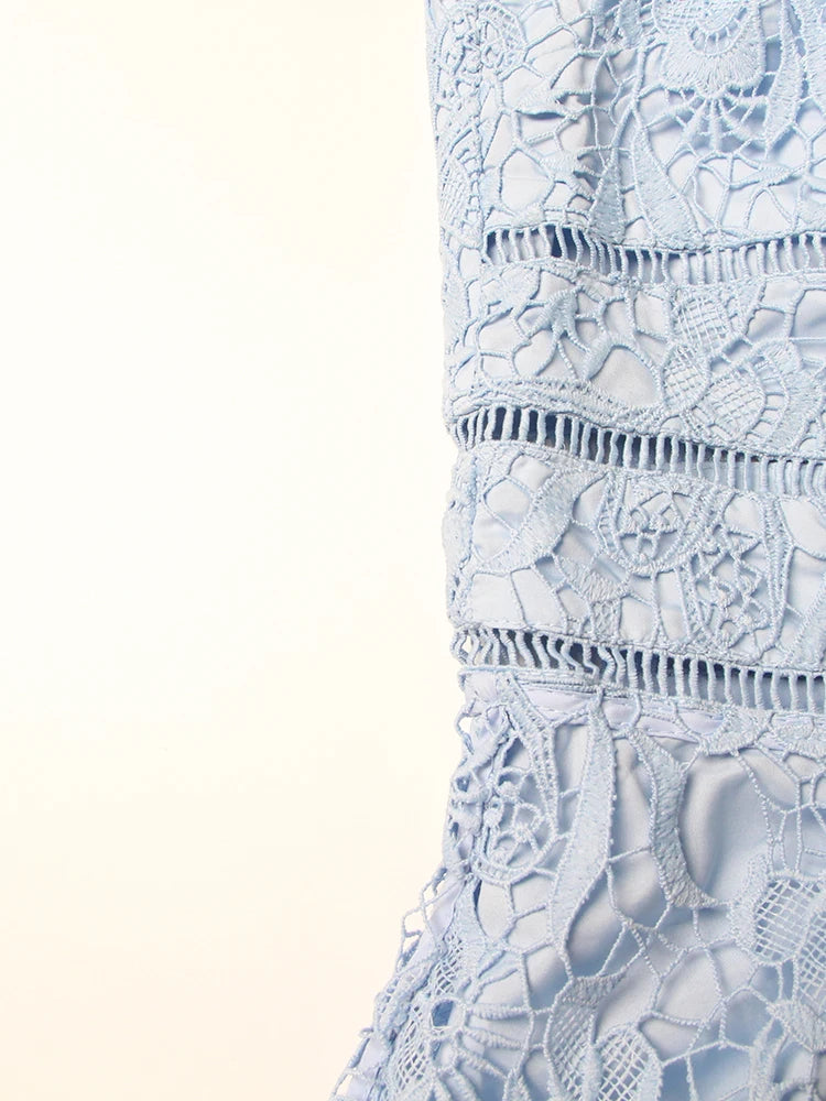 Embroidered Lace Dress