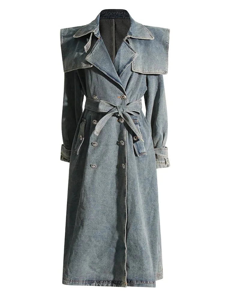 Denim Trench Coat | Zalia Atelier