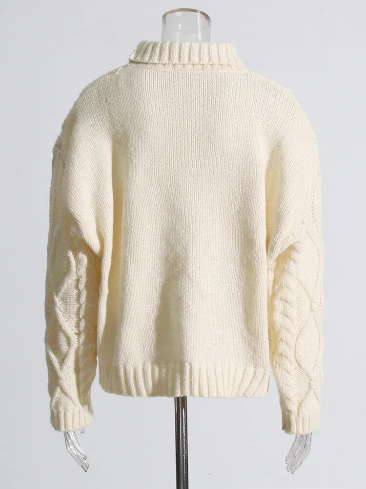 Cream Knit Outfit