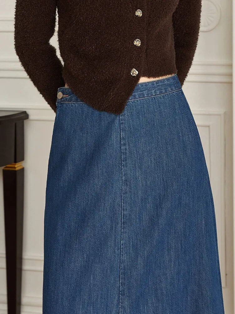 Maxi Denim Skirt