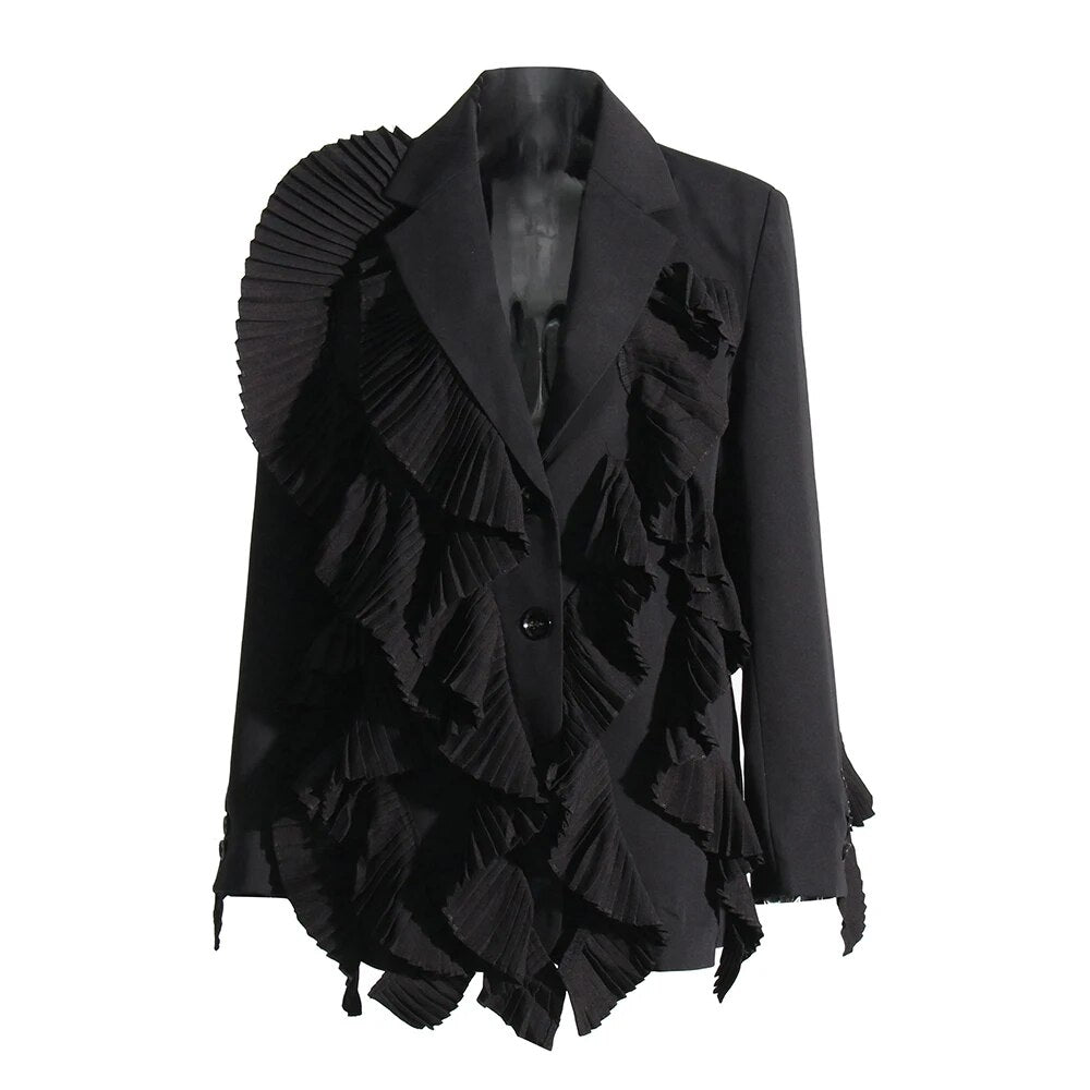 Ruffles Blazer