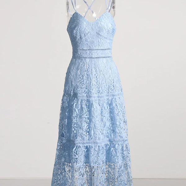 Embroidered Lace Dress