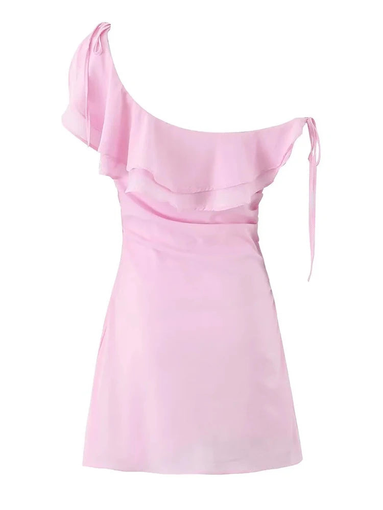 Pink Ruffles Dress