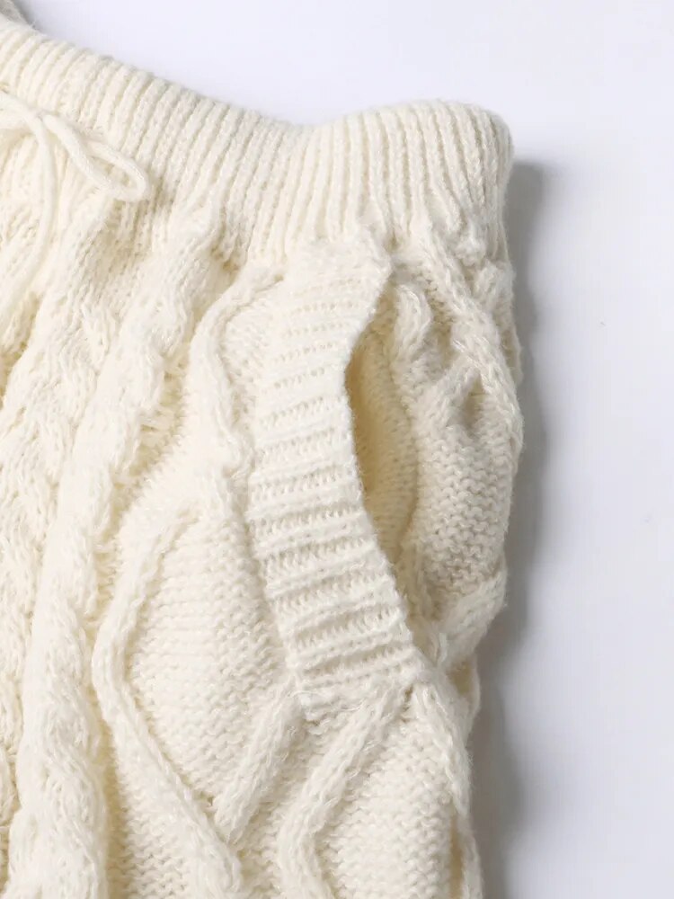 Cream Knit Outfit