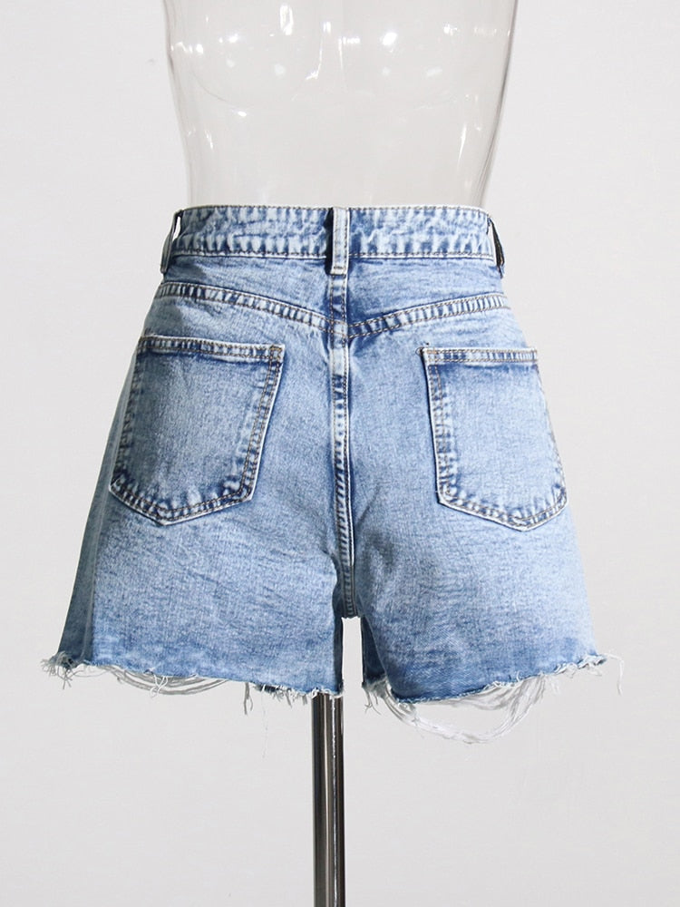 Vintage Cut Denim Shorts