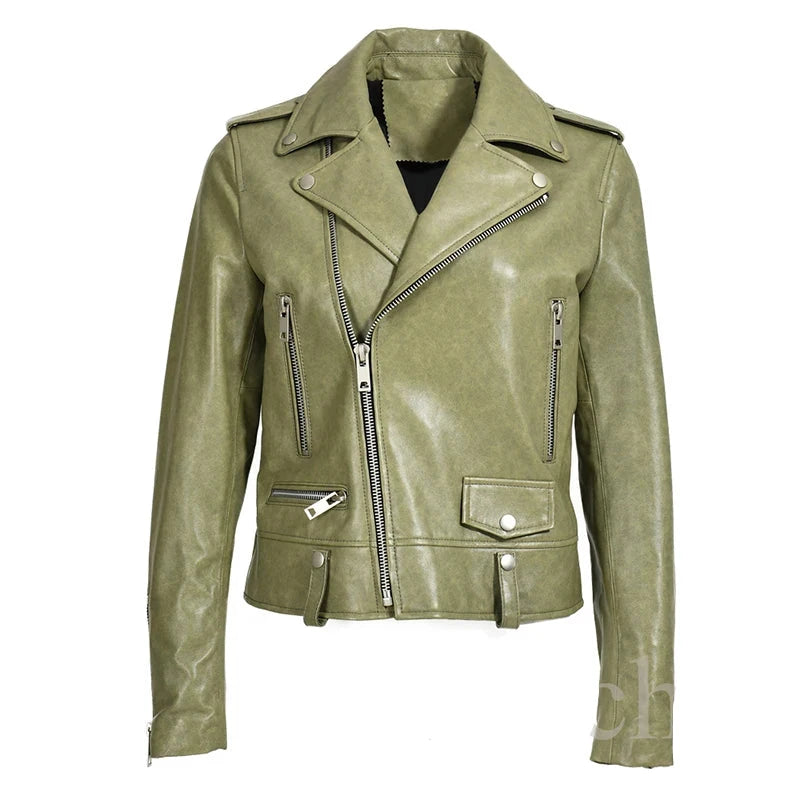 Sheepskin Leather Jacket