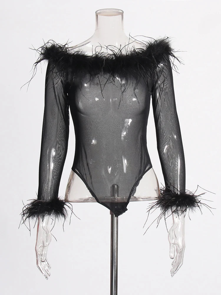 Feathers Bodysuit