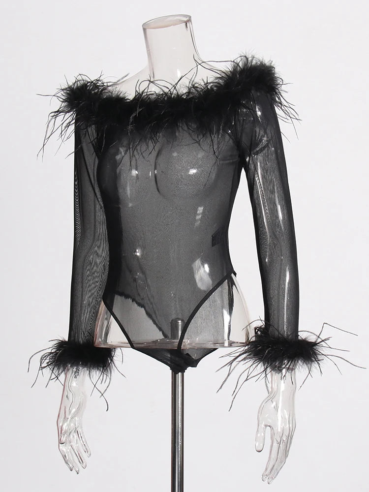 Feathers Bodysuit