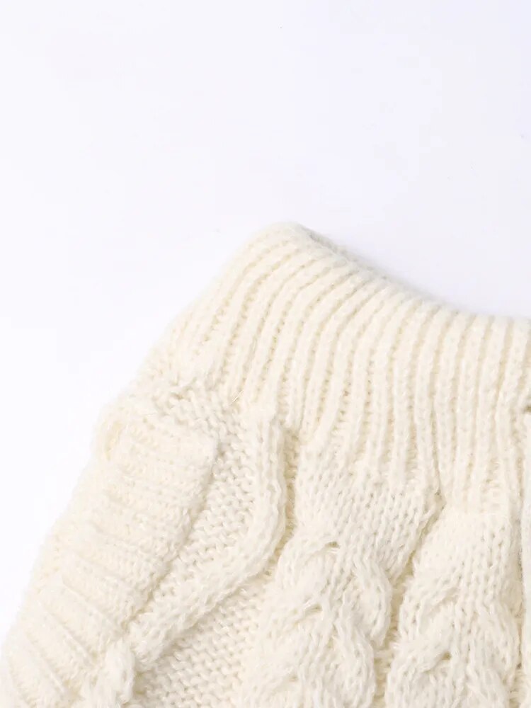 Cream Knit Outfit