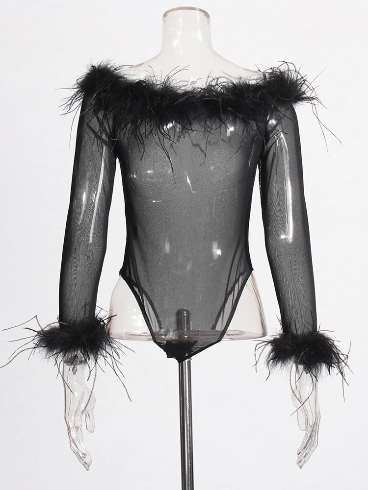 Feathers Bodysuit