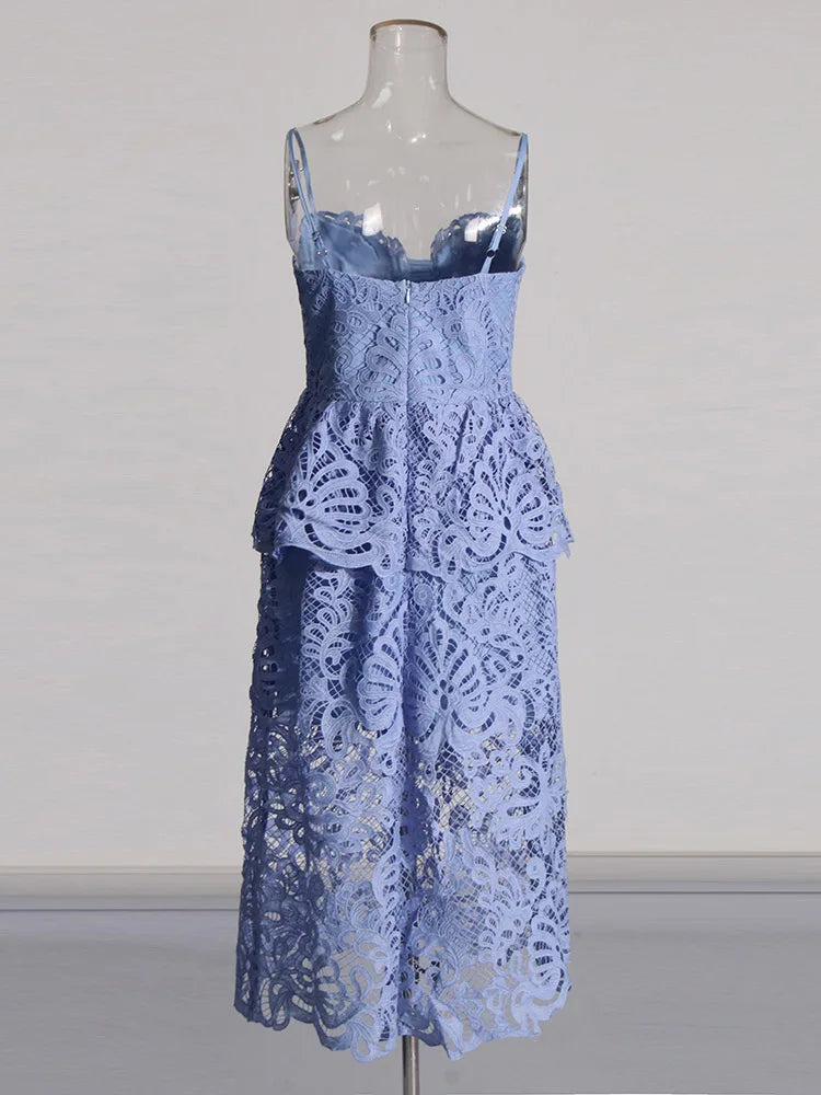 Embroidery Lace Dress