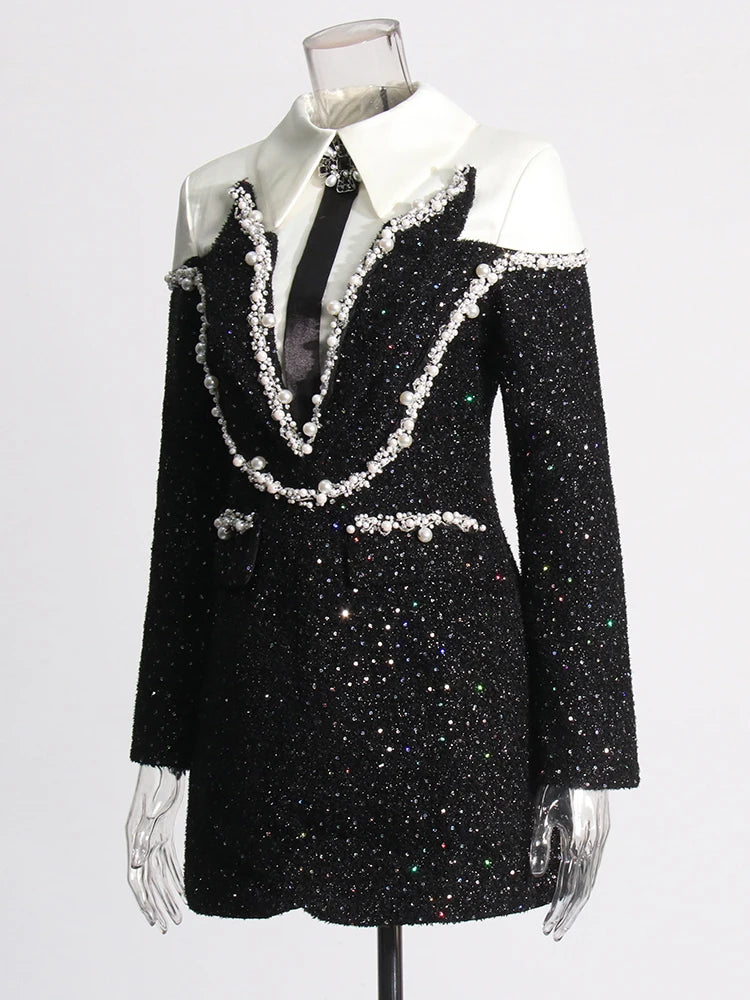 Pearl and Sequins Dress