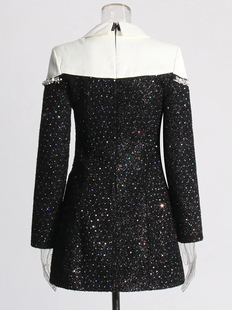 Pearl and Sequins Dress