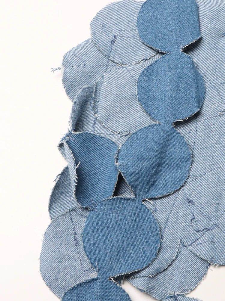 Denim Cutout Dress