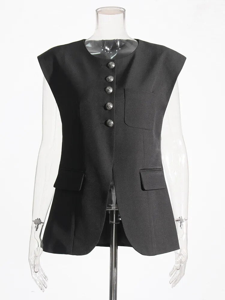 Black Waistcoat | Vest