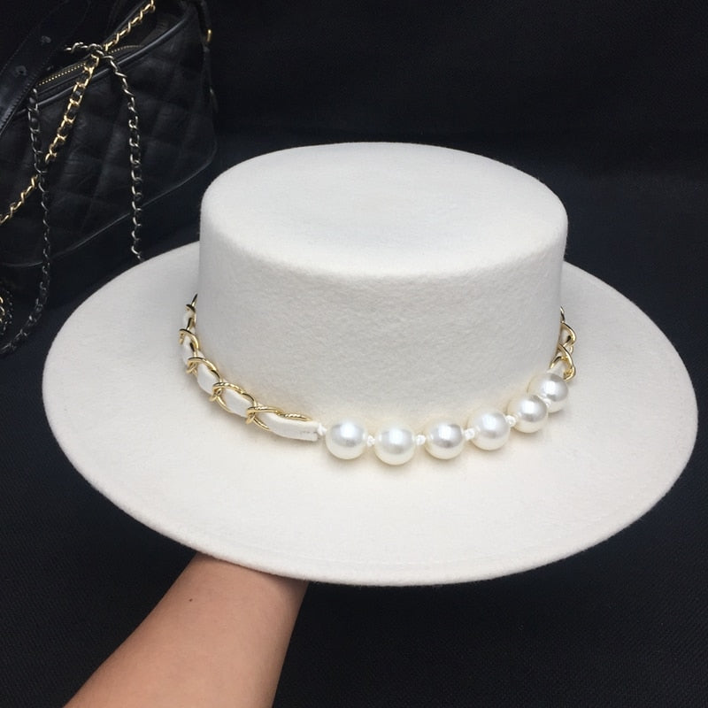 White Wool Hat