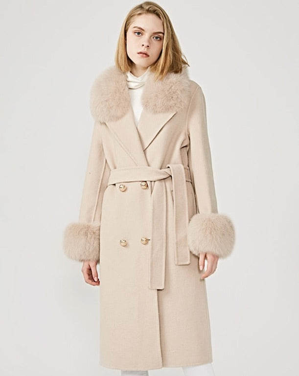 Kylah Cashmere Wool Coat