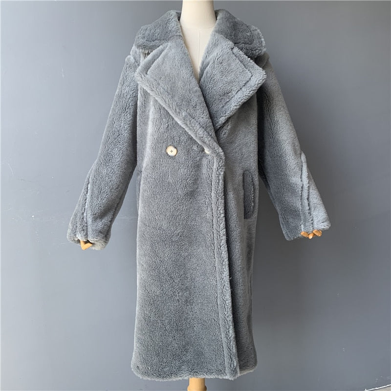 Real Wool Teddy Coat