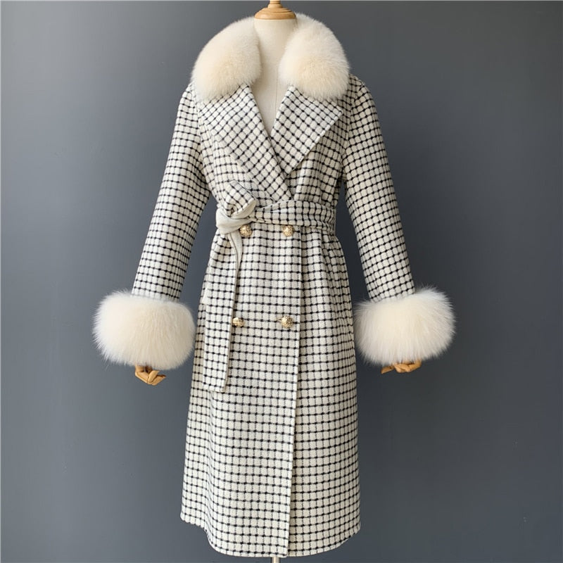 Kylah Cashmere Wool Coat