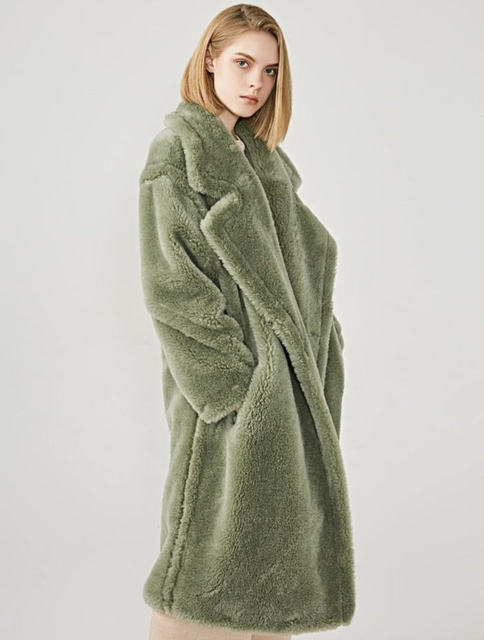 Real Wool Teddy Coat