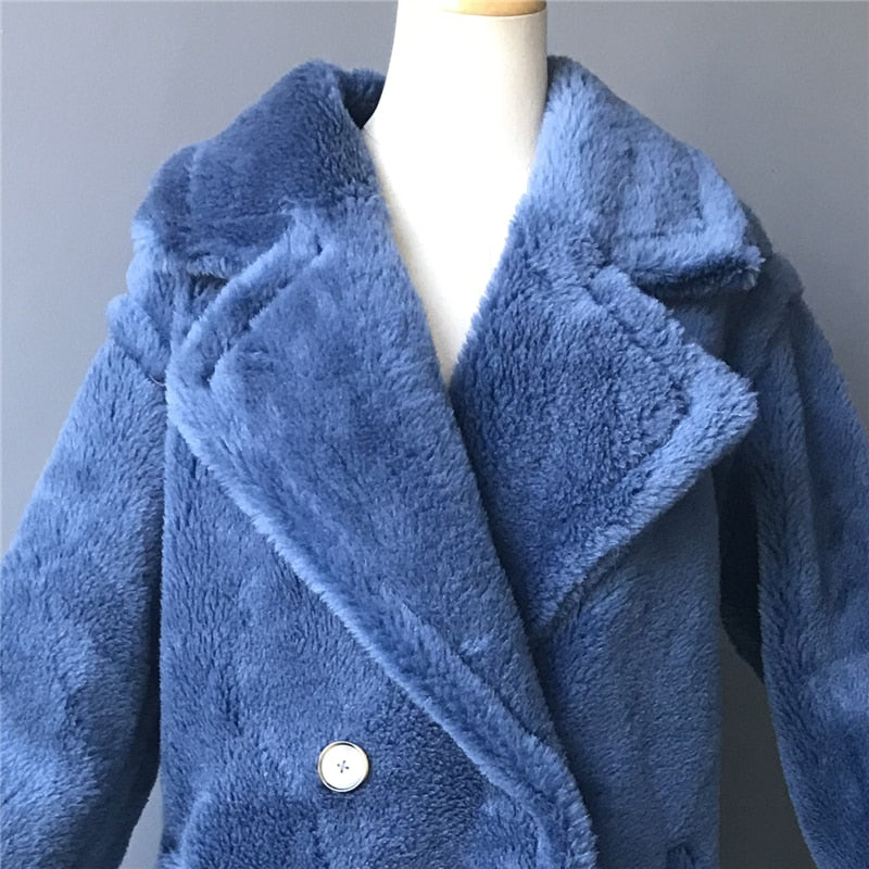 Real Wool Teddy Coat