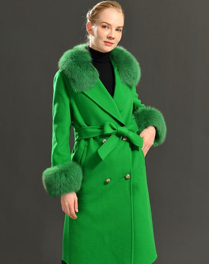 Kylah Cashmere Wool Coat