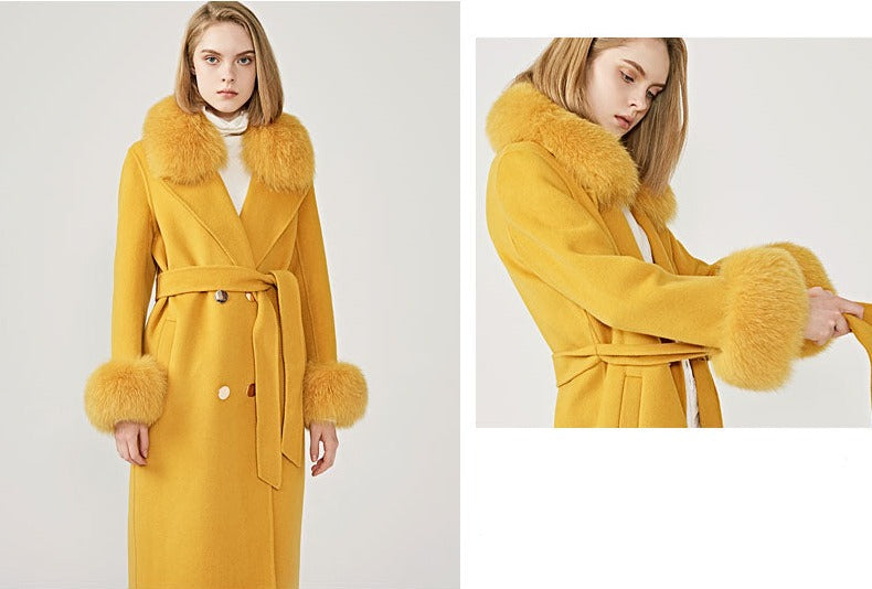 Kylah Cashmere Wool Coat